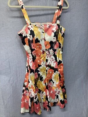 Madison Leigh Dress Size 12 Petite Colorful Floral A-line Knee Length - Image 1 of 4