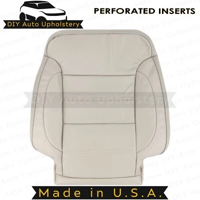Cubierta de asiento de cuero Shale 2015-2019 para GMC Yukon Denali techo del conductor Foto 1 de 4