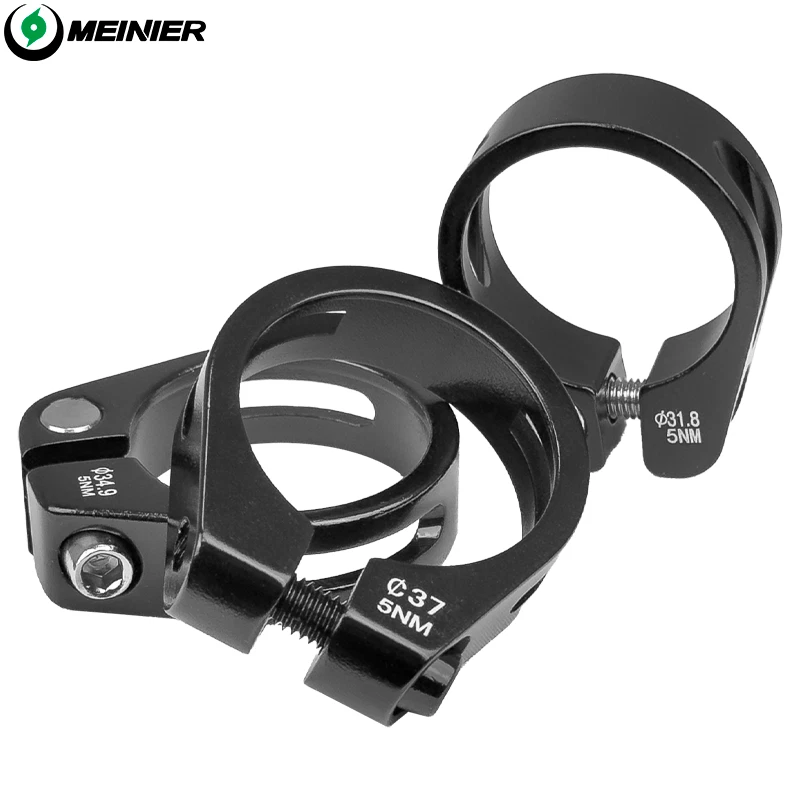 Abrazaderas ligeras para tija de sillín de bicicleta tamaño 27,2 31,6 34,9 mm abrazadera de tubo de asiento negro Foto 1 de 4