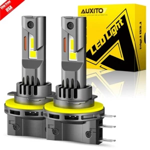 2X H15 LED Headlight Bulbs Replace HID Xenon Super White 6000K Conversion Kit GF - Picture 1 of 13