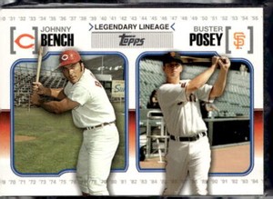2010 Topps Update #LL-74 Johnny Bench/Buster Posey(I)