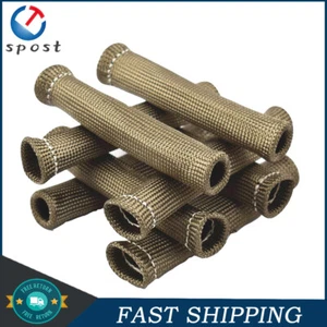 Titanio 1800° BUJÍA ALAMBRE BOTAS PROTECTOR TÉRMICO FUNDA SBC BBC 350 EE. UU. - Imagen 1 de 7