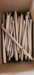 Paquete de 50 mini bates de béisbol de recuerdo de 18" fichas y abolladuras - Imagen 1 de 5