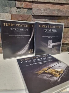 Terry Pratchett : The Colour of Magic, Wyrd, Equal Rites Audio Books x 3 CD Set. - Picture 1 of 2