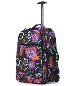 Tosca So Lite Onboard Trolley Backpack - Paisley - Picture 1 of 3