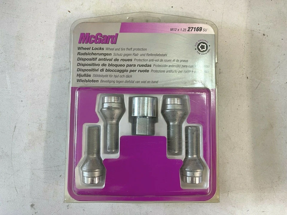Bulloni ruota bloccaggio originali MCGARD - standard - 27169SU - M12x1,25