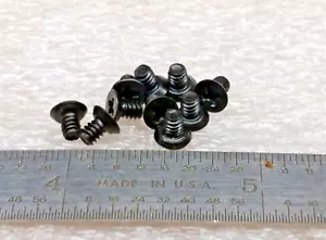 4-40 X 3/16" VIS TÊTE PLATE 82 degrés PHILLIPS ACIER ALLIAGE OXYDE NOIR - 100 pièces - Photo 1/1