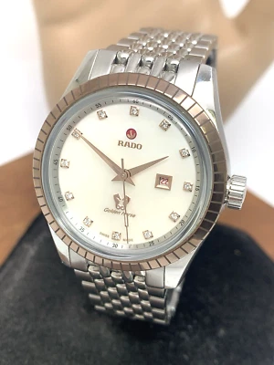 Rado Women's Watch R33102903 Swiss Automatic Diamond Mother of Pearl Dial 35mm - Image 1 of 4