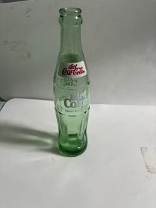 Vintage Diet Coke Green Glass Soda Bottle 10oz Collectible Coca-Cola New York - Picture 1 of 6