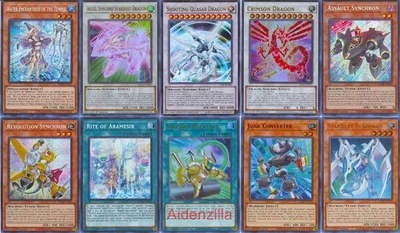 Yugioh Yusei Fudo Synchron Deck - Shooting Quasar Dragon Accel Synchro Stardust - Image 1 of 4