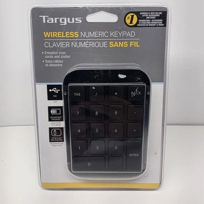 Targus Wireless Number Keypad Numeric Portable Function Keypad- AKP11CA - Image 1 of 3