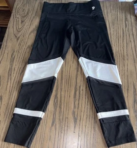 Victoria’s Secret Leggings PINK Ultimate schwarz-weiß - Bild 1 von 9