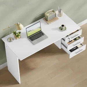 Schreibtisch Computertisch Kinder Arbeitstisch Bürotisch 3 Schubladen PC Tisch - Bild 1 von 10