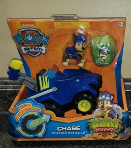 Paw Patrol Chase Deluxe Vehicle Rev Up Dino Rescue NIB Nickelodeon ~ New - Picture 1 of 2