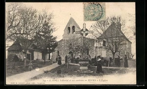 CPA Rives, L´Église 1906 - Picture 1 of 2