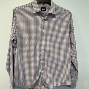 UNTUCKit Hemd Herren Large lila kariert Meyer Performance Stretch Langarm - Bild 1 von 9