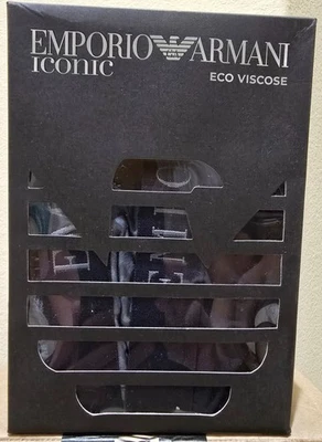 Paquete de 2 calzoncillos de viscosa ecológica ASV Soft Touch Emporio Armani nuevos con etiquetas Foto 1 de 4