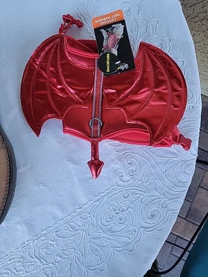 Thrills & Chills Devil Costume Vest Reflective Harness NWT (Multiple Sizes) - Image 1 of 3