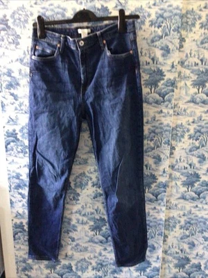 H&M Women's Blue Jeans Size EUR 44/14uk Regular Fit Straight Leg - Image 1 of 3