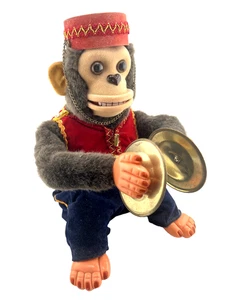 Vintage 1999 Mister Monkey Musik Becken klatschender Affe Charm Co Horrorfilm - Bild 1 von 17