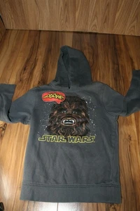STAR WARS Chewbacca Sudadera con Capucha Niños TALLAS L 7 Pieza de Conversación Usada en Excelente Condición - Imagen 1 de 9