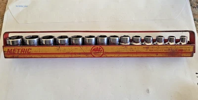MAC Tools XT6Y USA 6MM-19MM 3/8" Drive 6 Point Socket Set w/Rack - 14 piece - Image 1 of 4