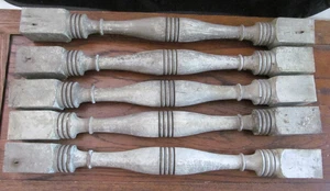 Lot of 5 Antique Porch Railing Spindle Posts Architectural Salvage 19.5" Old - Picture 1 of 11