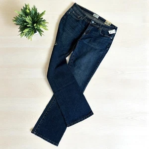 Jeans donna bootcut Aeropostale Chelsea taglia 11/12 (32x32) slim fit blu NUOVO - Foto 1 di 12