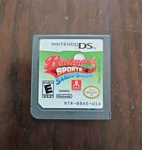 Backyard Sports Sandlot Slugger (Nintendo DS, 2008) Game Cart Tested Fast Ship - Picture 1 of 2