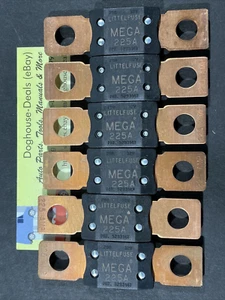6- Littlefuse MEGA 225 Amp Fuse, 32v, MEG225BP, Free US Ship - Picture 1 of 3