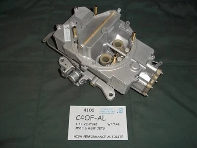 1964 65 Hipo 289 Shelby Ford Mustang Comet Autolite 4100 1.12 C4OF-AL Carburetor - Image 1 of 4