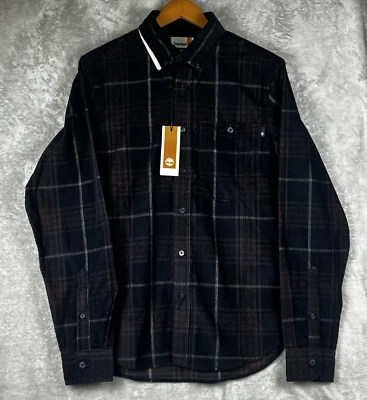 Columbia Titanium Shirt Men's S Flannel Fleece Lined Plaid Outdoor Warm Camp - Image 1 of 4