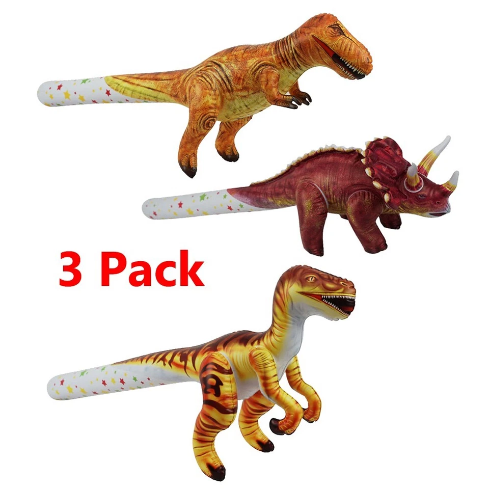 Juguete inflable de dinosaurio Tyrannosaurus inflable del mundo 38" L por 15" de alto Foto 1 de 4