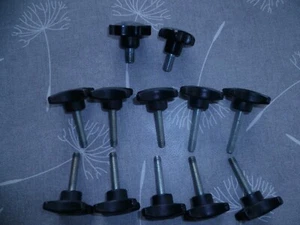 Knaufschraube 10 Stck Handrad, Drehknauf 6mm und 2 mit 8mm - Bild 1 von 2