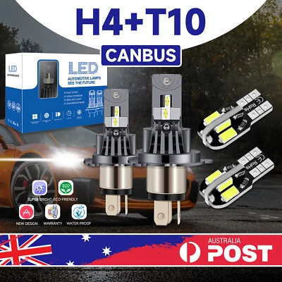 H4+T10 LED Headlight CANbus halogen 1:1 For Nissan Tiida 2009 C11 Hatchback 1.8 - image 1 of 4