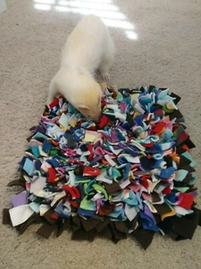Ferret Snuffle Mat 11" x 12" Salvador Dali Pattern - Picture 1 of 2