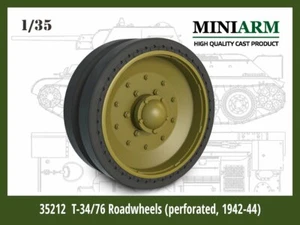 Miniarm 35212 1/35 T-34/76 Road Wheel Set (perforiert, 1942-44) - Bild 1 von 1