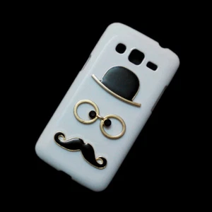 3D Cute Hat Eye Mustache Back Hard Phone Case For Samsung Galaxy Win Pro G3812 - Picture 1 of 2