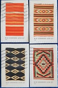 US Stamps 2005 Rio Grande Blanket Set Of 4 Off Paper Used 37 Cent #3926-3929