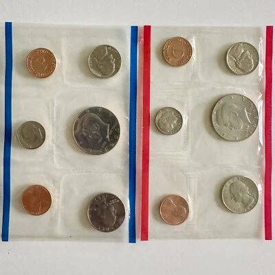 1987 United States Uncirculated Sets/Two 5-Coin Sets/Philadelphia/Denver/OGP🪙 - Image 1 of 4