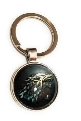 GAME OF THRONES Stark Wolf portachiavi cosplay da collezione - Immagine 1 di 4