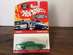 2007 Hot Wheels Modern Classics ‘70 Ford Torino * Green * 40th anniversary NEW - Picture 1 of 4