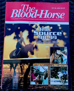 BLOOD-HORSE MAGAZINE THE SOURCE 1998-1999 INDUSTRY DIRECTORY ❤️ - Picture 1 of 3