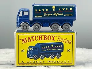 Matchbox Moko Lesney#10C Sugar container truck,GPW,MINT all original in D box - Picture 1 of 14
