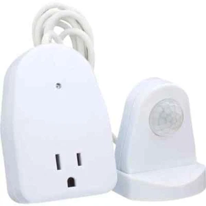 Indoor Motion Activated Light Switch Plug – Automatic Sensor Outlet Adapter - Picture 1 of 6