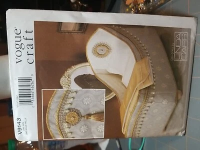 Vogue 9143 Bed Bedding Pattern for 14" Doll Linda Carr Craft Uncut FF Ornate New - Image 1 of 2