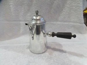 gorgeous late 19th c French 950 silver hot choclate pot LXVI st Louis Coignet - Picture 1 of 10