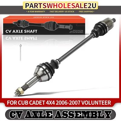 Conjunto de eje CV delantero izquierdo o derecho para Cub Cadet 4x4 2006-2007 voluntario Foto 1 de 4