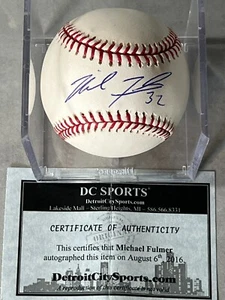 Michael Fulmer Signed Baseball DC Sports Cert / Boston Red Sox Detroit Tigers - Picture 1 of 3