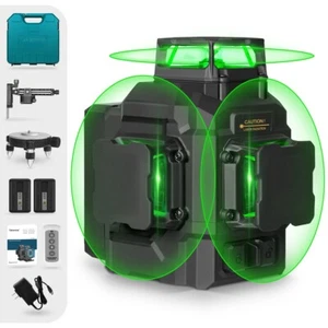 Takamine 12 líneas nivel láser 3D, Green Cross Line con dos baterías - Imagen 1 de 8